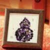 Amethyst Gourd Art Frame: Elevate Your Space with Healing Vibrations
