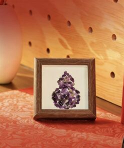 Alternative view of Amethyst Gourd Art Frame: Elevate Your Space with Healing Vibrations