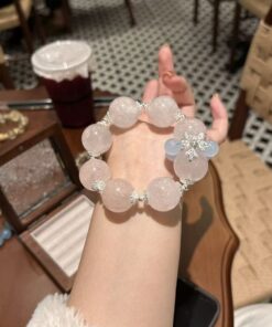 粉水晶（玫瑰石英）手链 | 无条件的爱与自爱之石 ✨