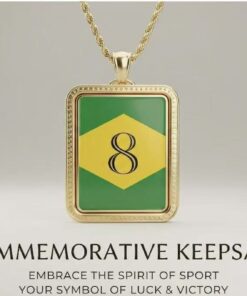 Brazil National Team #8 Soccer Thangka Pendant - 2026 World Cup Fan Gear 的另一种视角